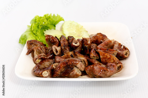 grilled pork chitterlings photo