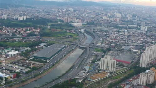 Wallpaper Mural Sao Paulo City Aerial view Torontodigital.ca