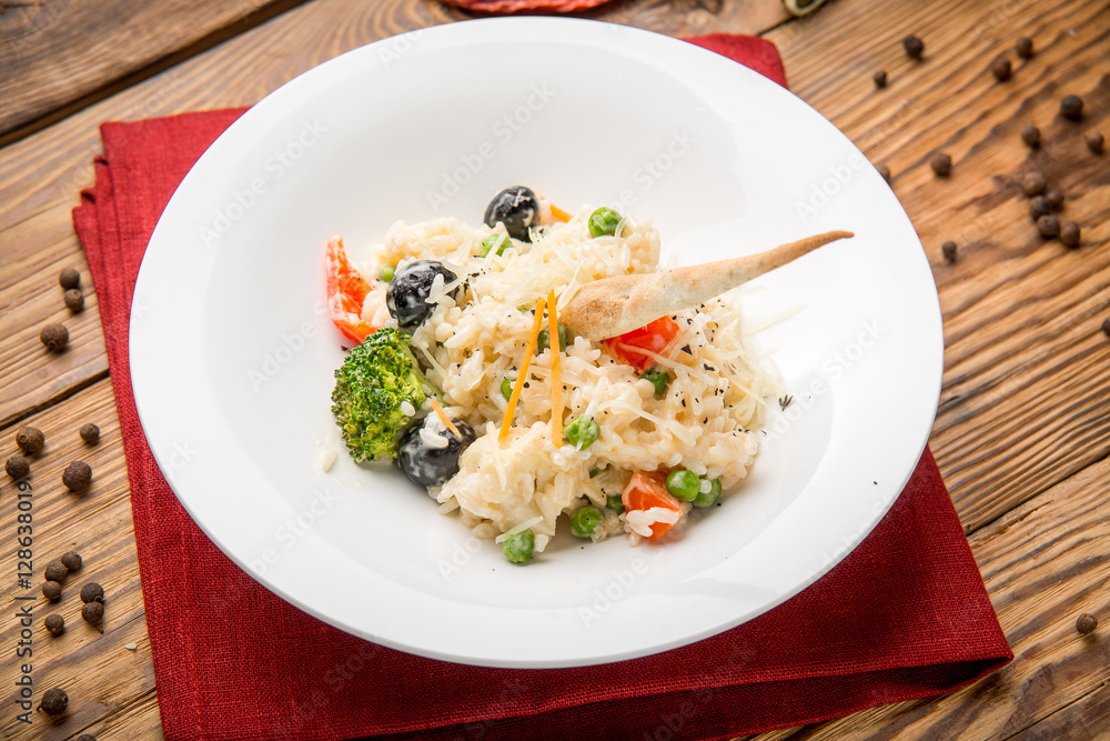 healthy food beautiful and tasty food on a plate