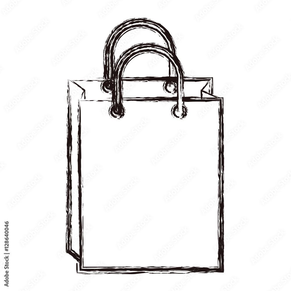 Shopping bag icon. Commerce market store and shop theme. Isolated design. Vector illustration Shopping bag icon. Commerce market store and shop theme. Isolated design. Vector illustration