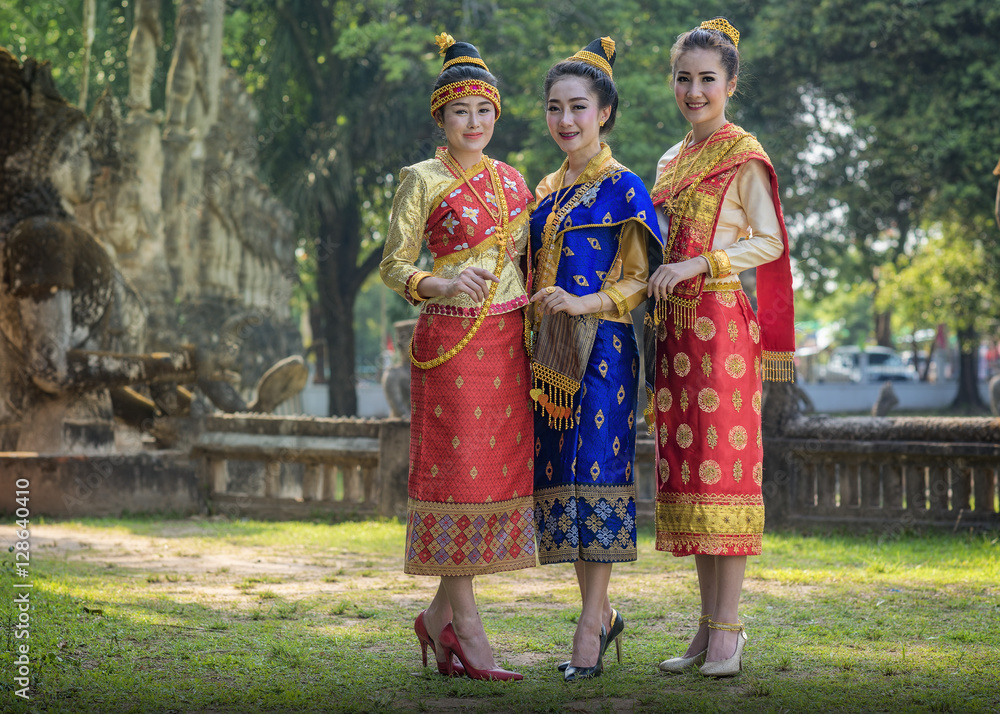 Fototapeta premium Laos costume
