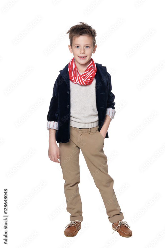 Fashionable little boy Fashionable little boy