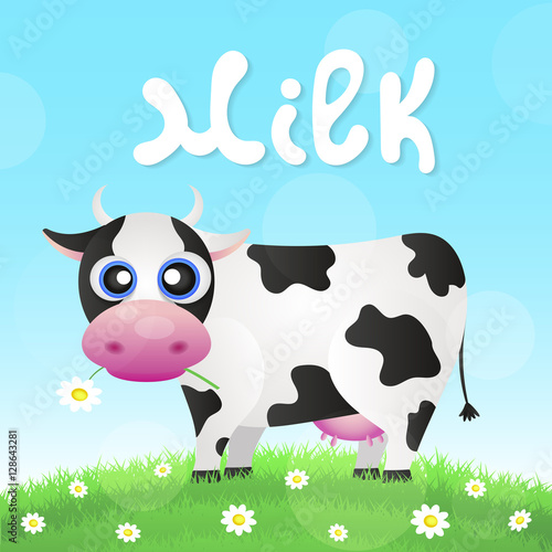 Cartoon cow animal