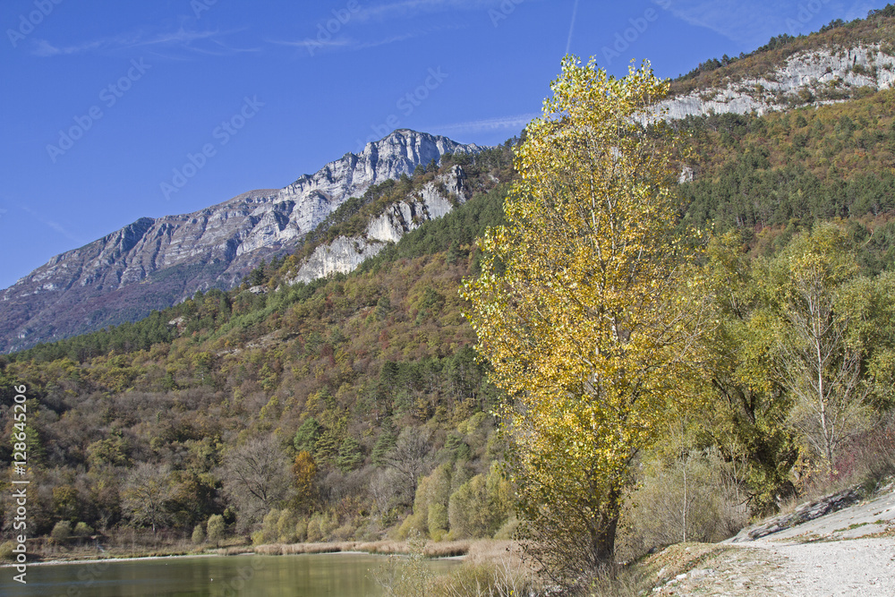 Obraz premium Terlagosee im Trentino