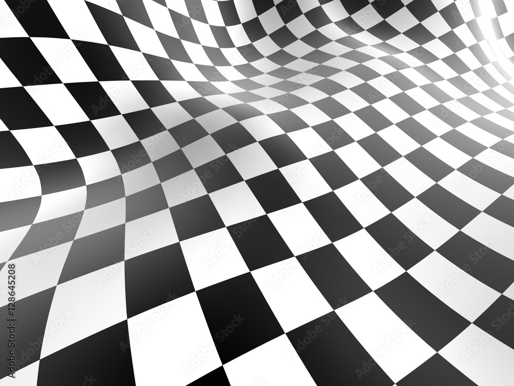 Obraz premium Checkered texture background illustration