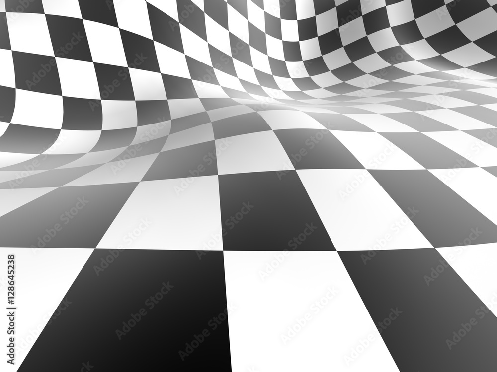 Obraz premium Checkered texture background illustration