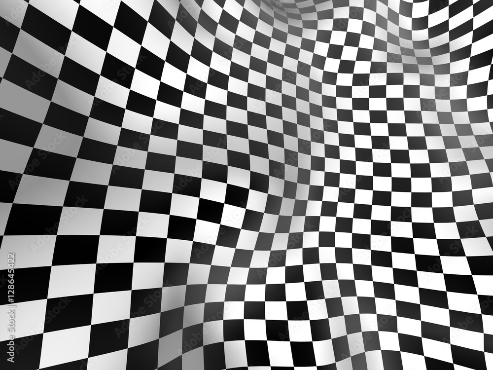 Obraz premium Checkered texture background illustration