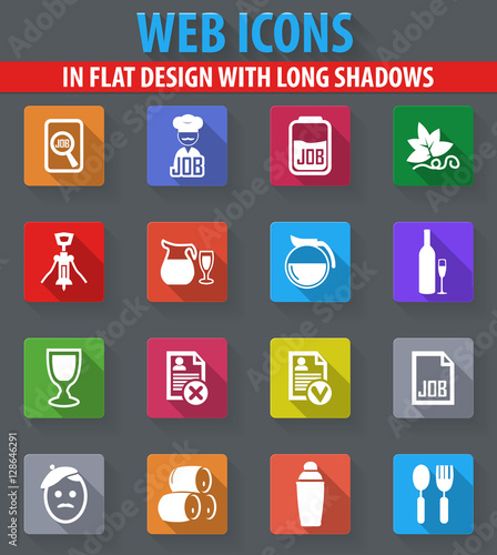 Job icons set