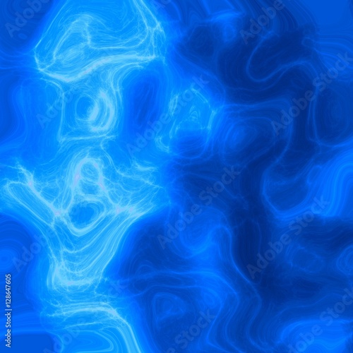 Glowing lighting blue explosion abstract image background