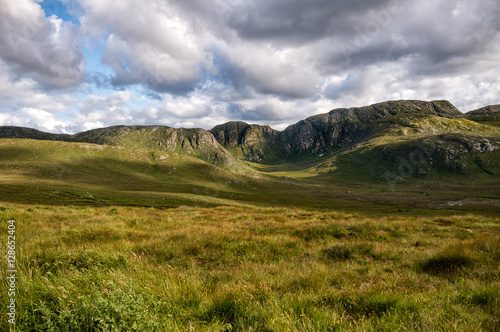 Forboding Sky over Irish Landscape