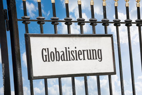 Schild 172 - Globalisierung
