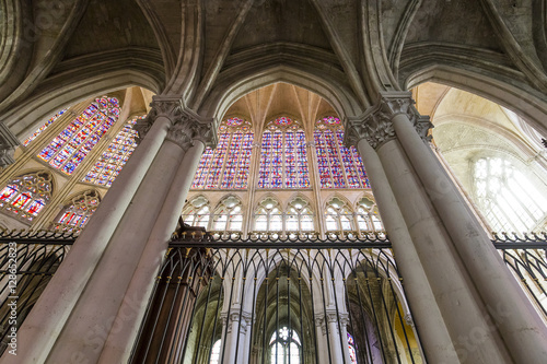 Cathedral Saint Gatien of Tours, Loire valley, France photo