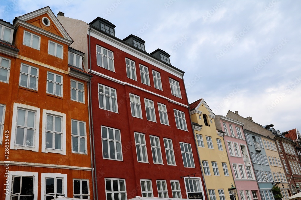Fototapeta premium Nyhavn in Copenhagen, Denmark Scandinavia