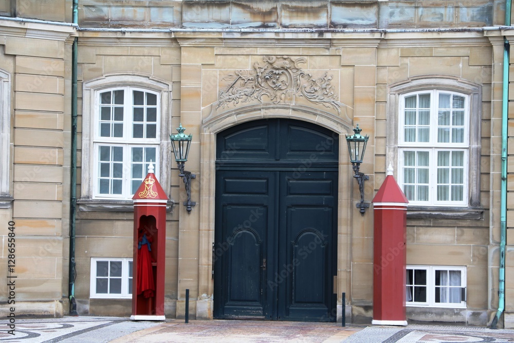 Castle Amalienborg in Copenhagen, Denmark Scandinavia Castle Amalienborg in Copenhagen, Denmark Scandinavia