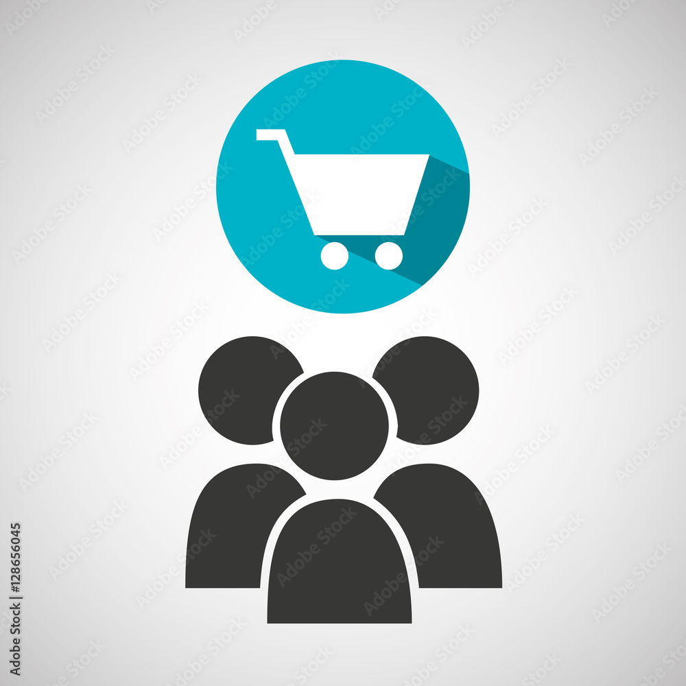 social media group shopping online design vector illustration eps 10 social media group shopping online design vector illustration eps 10