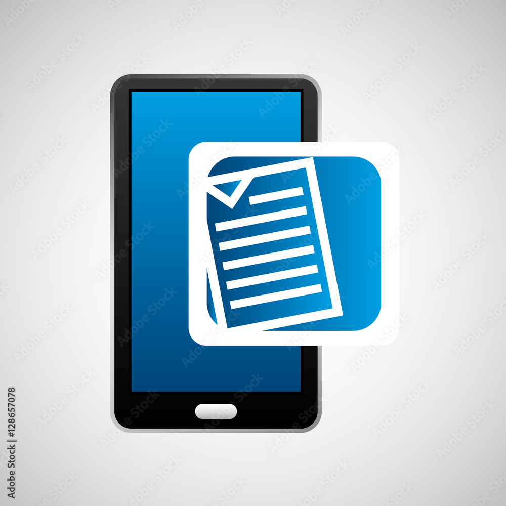 mobile phone icon document social media vector illustration eps 10 mobile phone icon document social media vector illustration eps 10