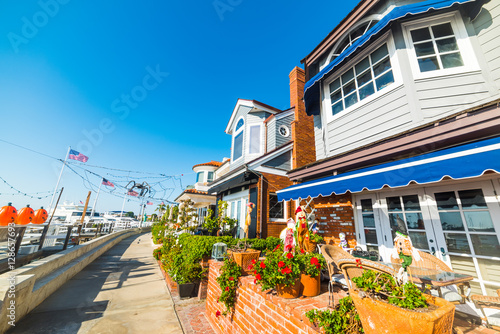 Beautiful houses in Newport Beach photo