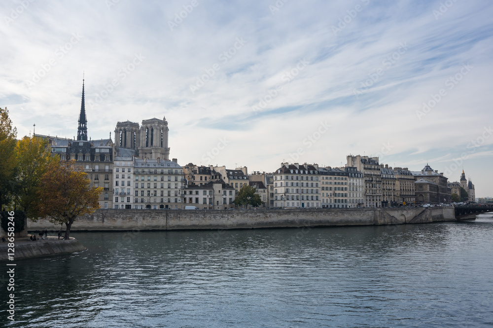 The island Cite in Paris The island Cite in Paris