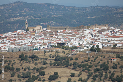 Spanish village in the mountains. cumbres Mayores