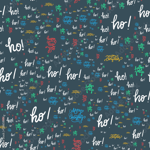 Merry Christmas Seamless Pattern