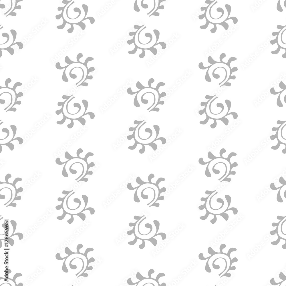 Seamless background with abstract doodle ornate pattern