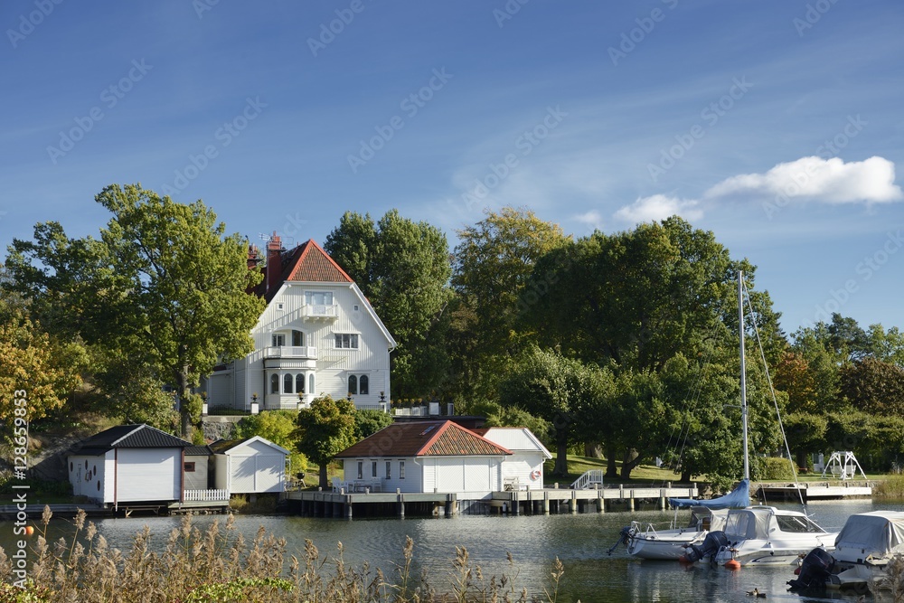 Obraz premium Harbor in Nynashamn - Sweden