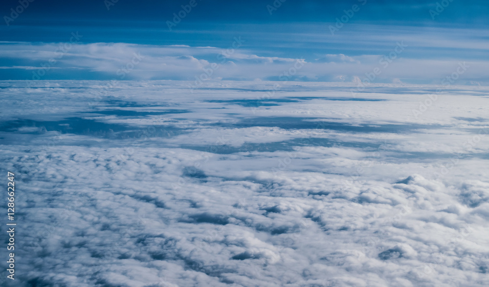 Clouds in sky atmosphere panorama. Outdoor planet Clouds in sky atmosphere panorama. Outdoor planet