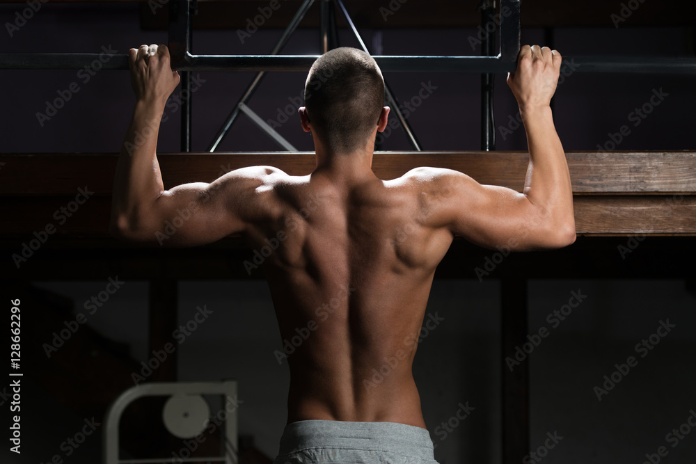 Bodybuilder Doing Pull Ups Best Back Exercises Bodybuilder Doing Pull Ups Best Back Exercises