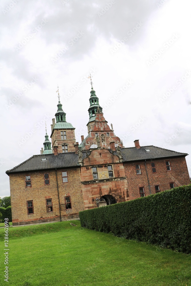 Castle Rosenborg in Copenhagen, Denmark Scandinavia 