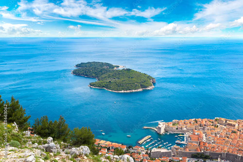 Fototapeta premium Lokrum island in Dubrovnik