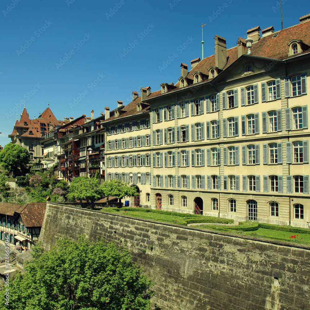 old town of Bern, the Swiss capital and Unesco World Heritage city