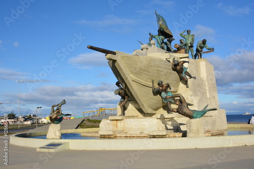 Monument and landmark in Punta Arenas Chile photo