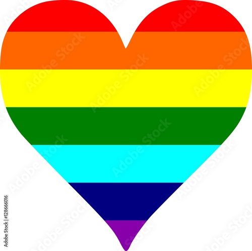 Gay pride heart Free Download Gay pride heart - GFXLoad