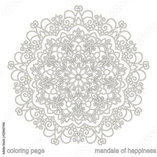Adult Coloring Book Mandala Ethnic