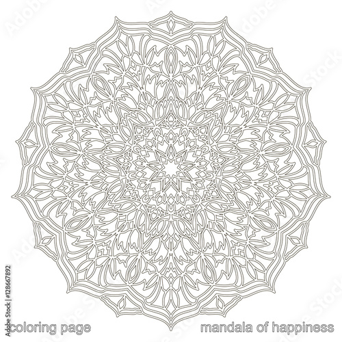 Adult Coloring Book Mandala Ethnic