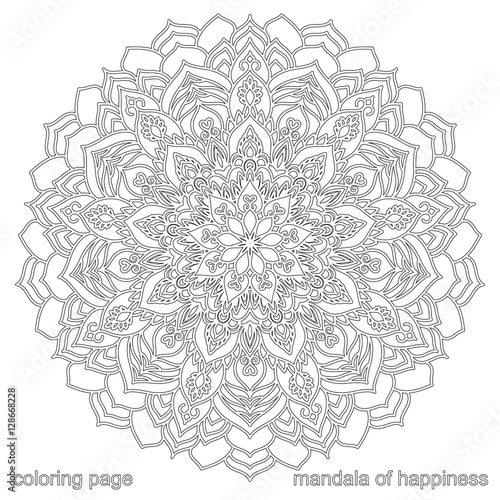 Adult Coloring Book Mandala Ethnic