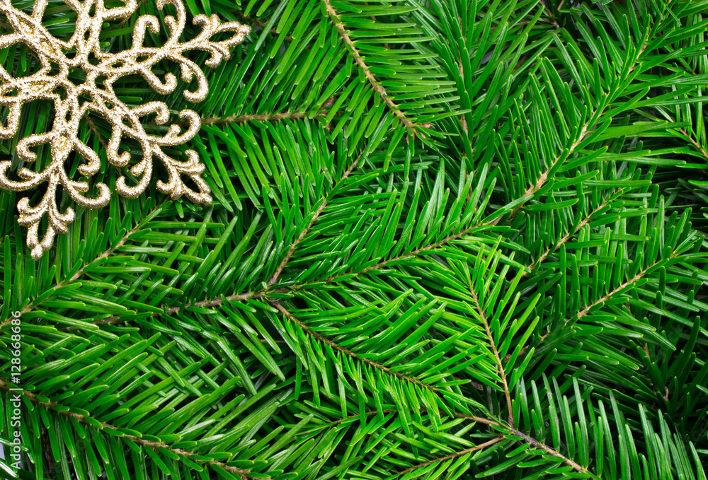 background of the Christmas tree, garlands, beads and stars background of the Christmas tree, garlands, beads and stars