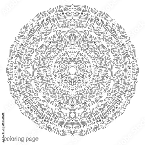 Adult Coloring Book Mandala Ethnic