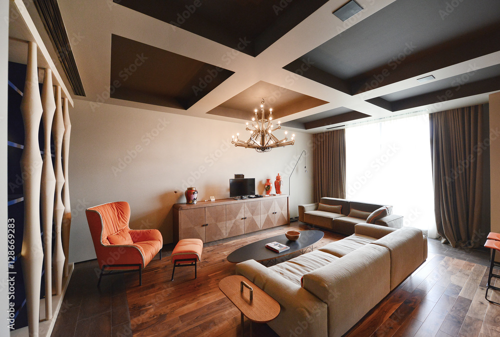 Fototapeta premium interior living room