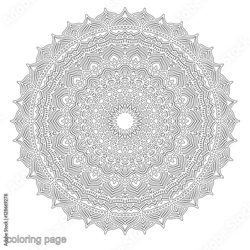 Adult Coloring Book Mandala Ethnic