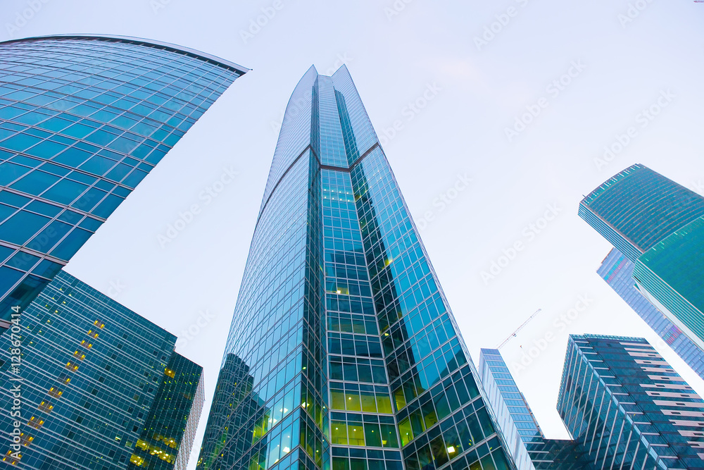 buildings of modern business center buildings of modern business center