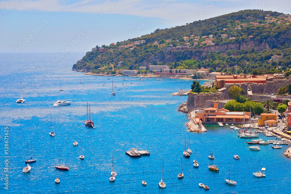 Fototapeta premium Villefranche-sur-Mer, Frankreich
