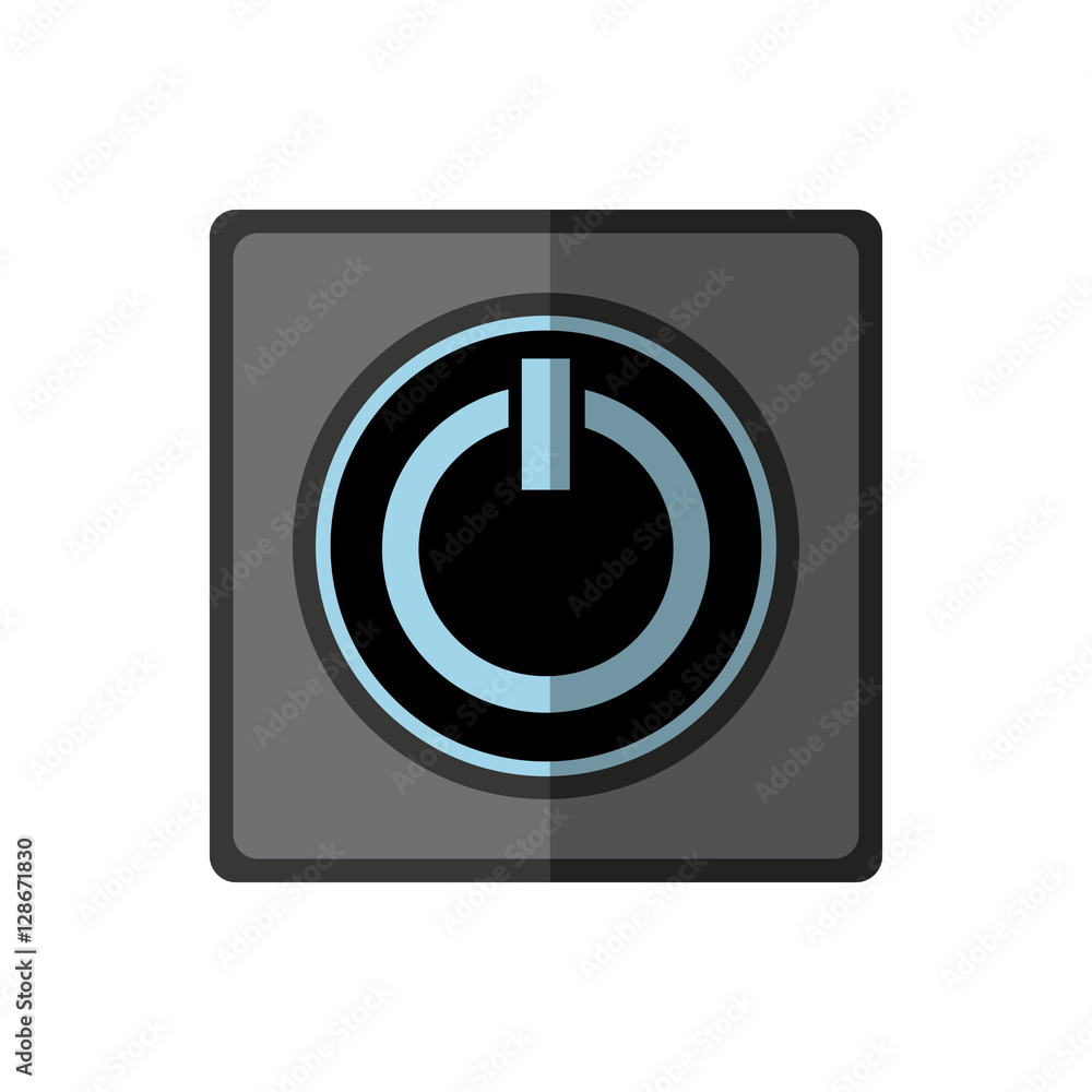 power button start icon vector illustration design power button start icon vector illustration design