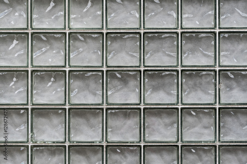 Clear glass block squares background