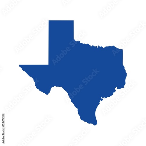 texas map photo