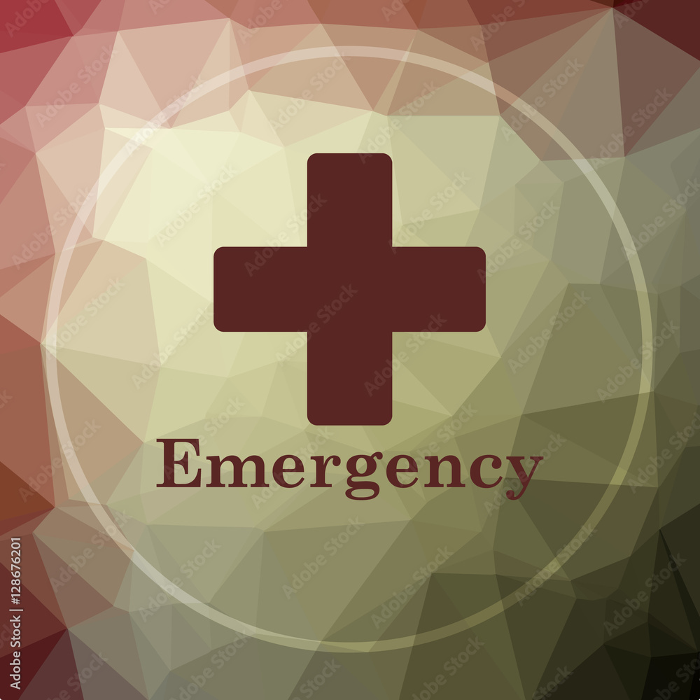 Fototapeta premium Emergency icon