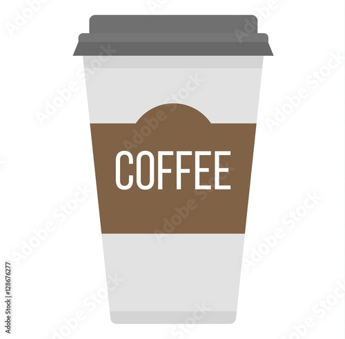 Coffe cup vector illustration.