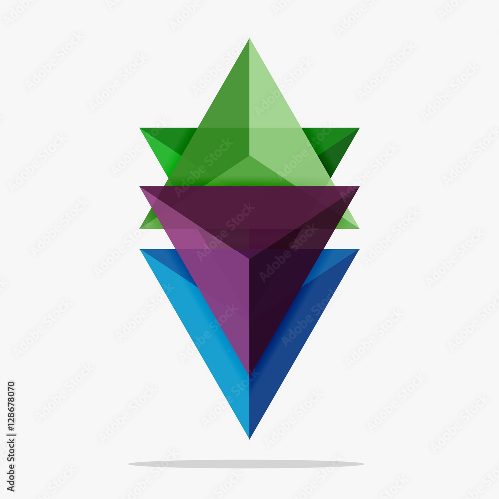 Blank triangle layout business template Blank triangle layout business template