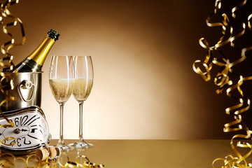 New Years Eve party celebration background
