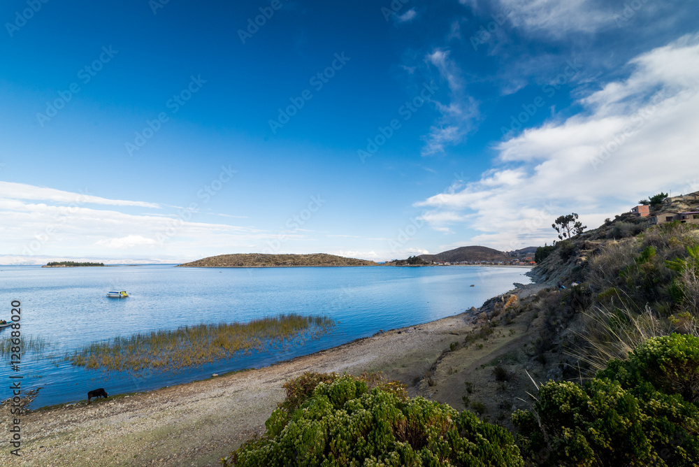 Isla del Sol, Titicaca Lake, Bolivia, part north of the island - Comunidad Challapampa